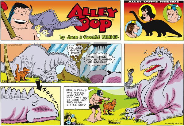 Alley Oop on Sunday September 22, 2002 Comic Strip