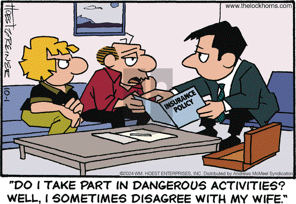 The Lockhorns - Tuesday October 1, 2024 Comic Strip