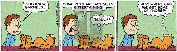 Garfield - Monday May 15, 2006 Comic Strip