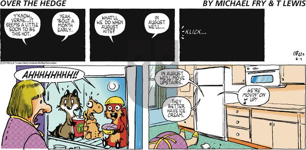 Over the Hedge on Sunday June 4, 2017 Comic Strip