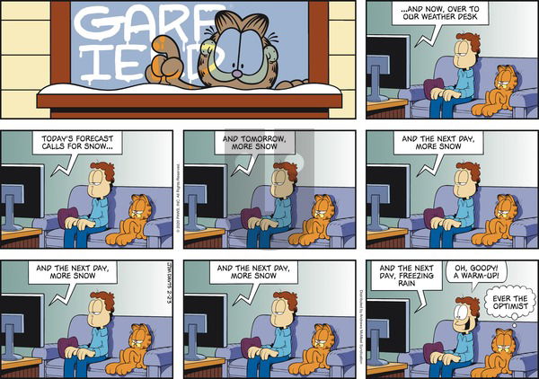Garfield on Sunday February 23, 2020 Comic Strip