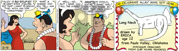 Alley Oop on Friday December 19, 2008 Comic Strip