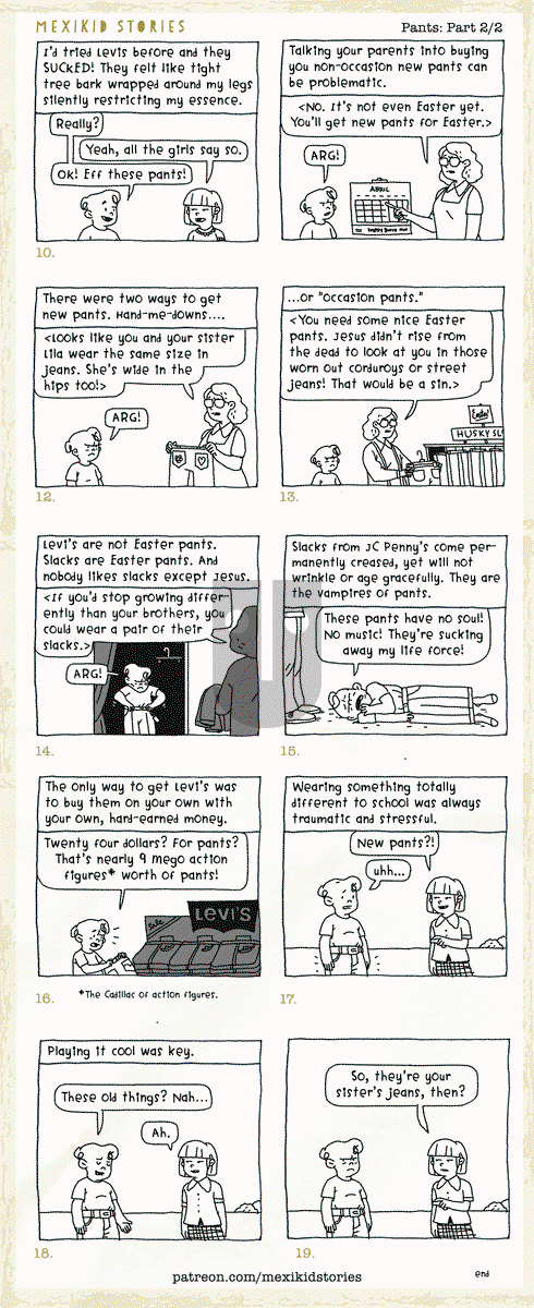 Mexikid Stories on Friday March 17, 2023 Comic Strip