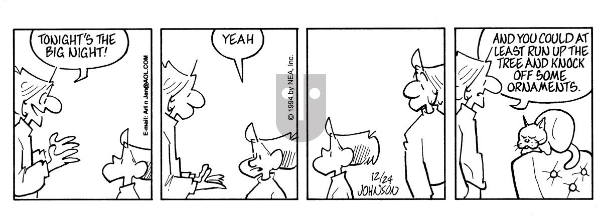 Arlo and Janis - Saturday December 24, 1994 Comic Strip