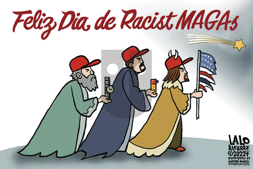 Lalo Alcaraz - Friday January 7, 2022 Comic Strip