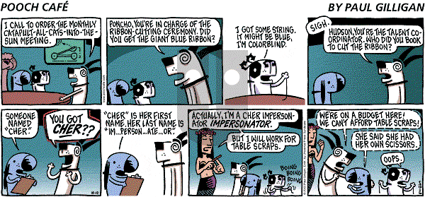 Pooch Cafe on Sunday October 12, 2003 Comic Strip