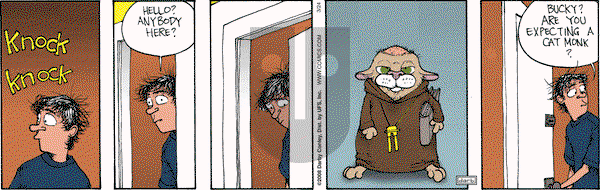 Get Fuzzy on Monday March 24, 2008 Comic Strip