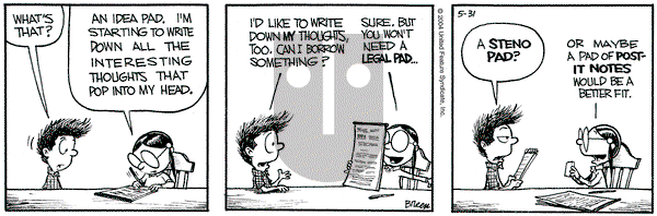 Grand Avenue on Monday May 31, 2004 Comic Strip