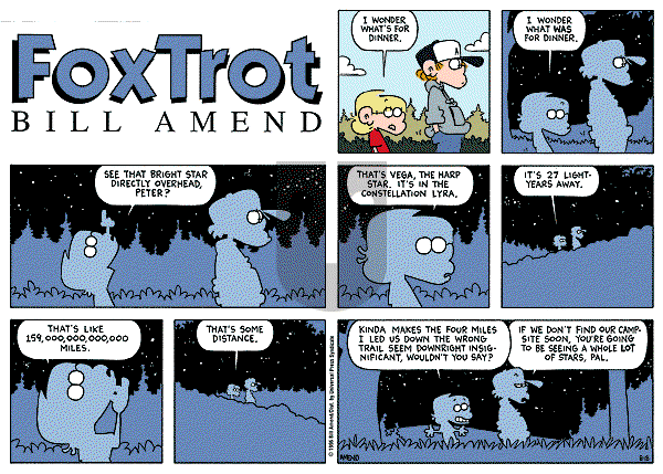 FoxTrot on Sunday August 18, 1996 Comic Strip