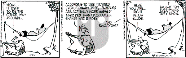 Over the Hedge on Saturday March 20, 1999 Comic Strip