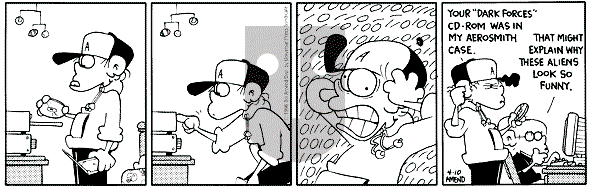 FoxTrot on Wednesday April 10, 1996 Comic Strip