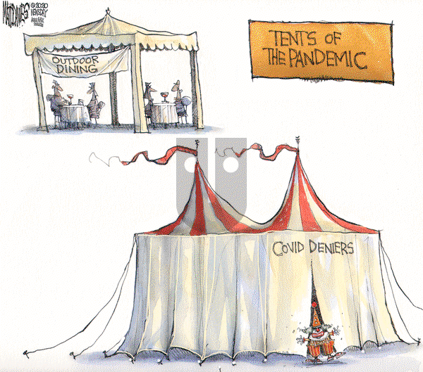 Matt Davies on Monday December 14, 2020 Comic Strip
