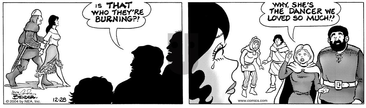 Alley Oop - Tuesday December 28, 2004 Comic Strip