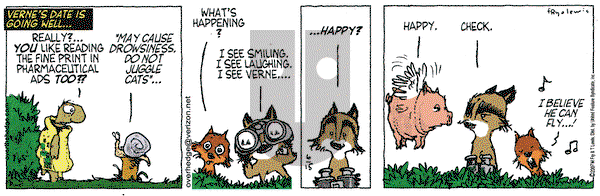 Over the Hedge on Friday June 15, 2007 Comic Strip