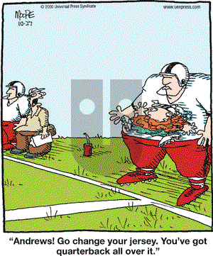 In the Bleachers on Friday October 27, 2000 Comic Strip