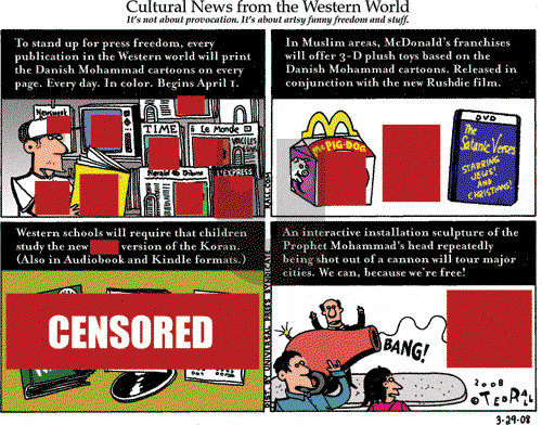 Ted Rall on Saturday March 29, 2008 Comic Strip