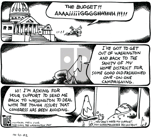 Tom Toles on Monday October 21, 2002 Comic Strip