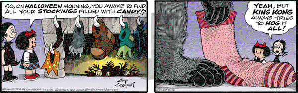 Nancy on Thursday October 27, 2016 Comic Strip