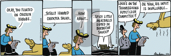 Overboard on Wednesday November 26, 2014 Comic Strip