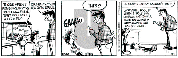 Grand Avenue on Friday April 1, 2005 Comic Strip