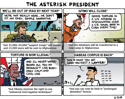 Ted Rall on Saturday June 13, 2009 Comic Strip