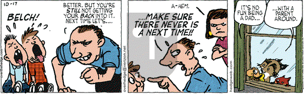 Over the Hedge on Saturday October 17, 2009 Comic Strip