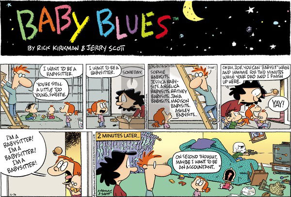 Baby Blues on Sunday February 26, 2012 Comic Strip