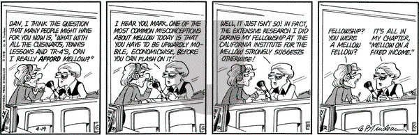 Doonesbury on Wednesday April 19, 1978 Comic Strip