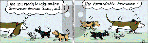 Fred Basset on Saturday February 23, 2019 Comic Strip