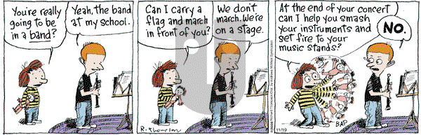 Cul de Sac on Monday November 19, 2018 Comic Strip