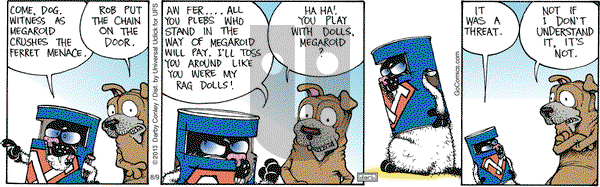Get Fuzzy on Friday August 9, 2013 Comic Strip