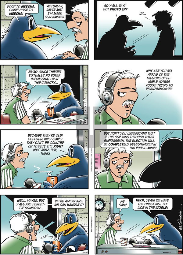 Doonesbury on Sunday October 28, 2012 Comic Strip