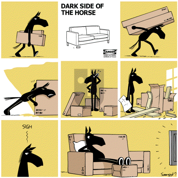 Dark Side of the Horse on Monday September 18, 2017 Comic Strip