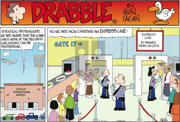 Drabble on Sunday February 24, 2013 Comic Strip