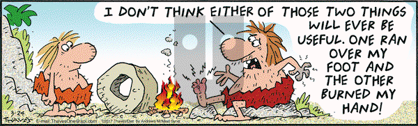 Frank and Ernest on Friday March 24, 2017 Comic Strip