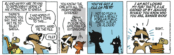 Over the Hedge on Monday September 3, 2007 Comic Strip