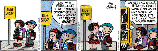 Nancy on Monday January 16, 2012 Comic Strip