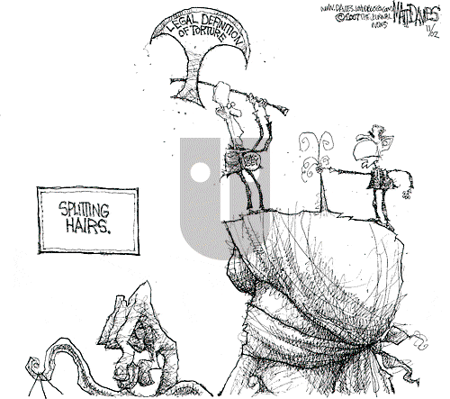 Matt Davies on Monday November 5, 2007 Comic Strip