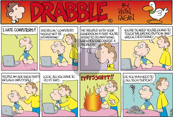 Drabble on Sunday January 17, 2016 Comic Strip