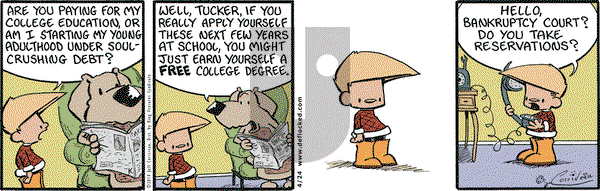 DeFlocked on Thursday April 24, 2014 Comic Strip