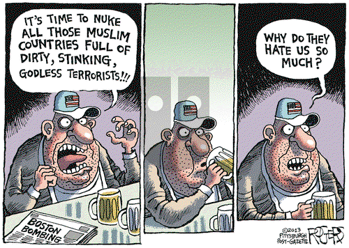 Rob Rogers on Tuesday April 23, 2013 Comic Strip