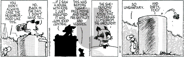 Over the Hedge on Tuesday November 8, 2005 Comic Strip