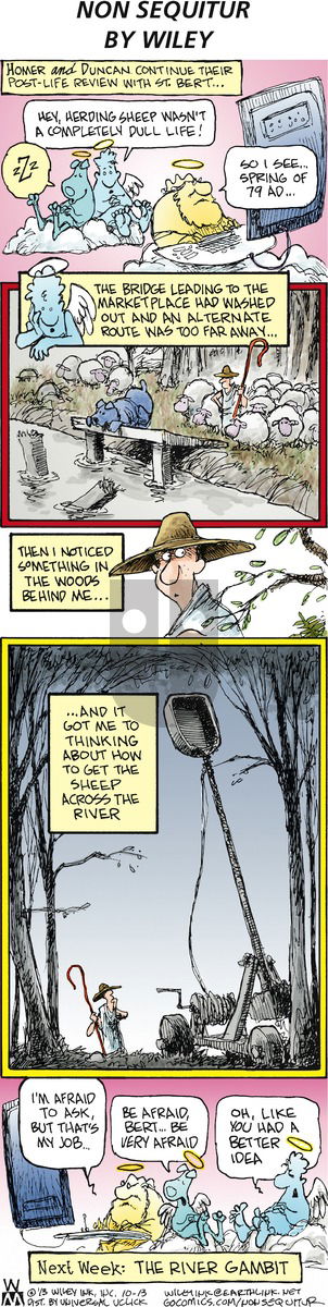 Non Sequitur - Sunday October 13, 2013 Comic Strip