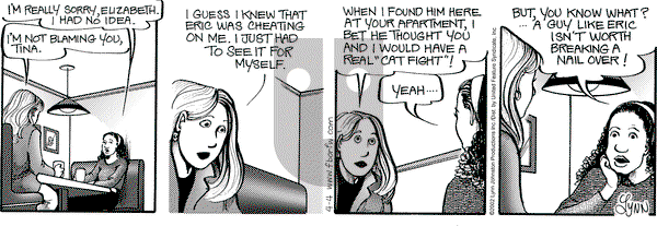 For Better or For Worse on Tuesday April 9, 2002 Comic Strip