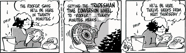 Rose is Rose on Thursday April 20, 1989 Comic Strip
