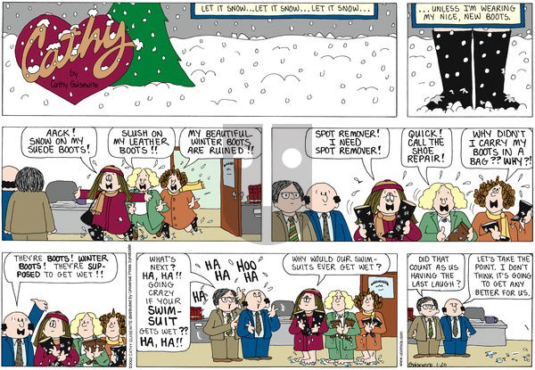 Cathy Classics on Sunday January 20, 2013 Comic Strip