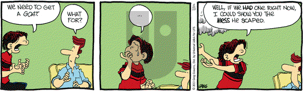 The Buckets on Tuesday August 20, 2013 Comic Strip
