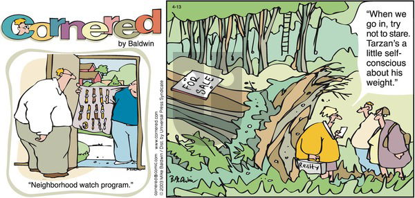 Cornered on Sunday April 13, 2003 Comic Strip