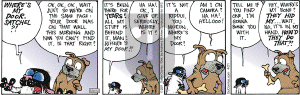 Get Fuzzy on Monday April 21, 2025 Comic Strip