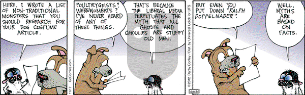 Get Fuzzy on Saturday November 17, 2012 Comic Strip